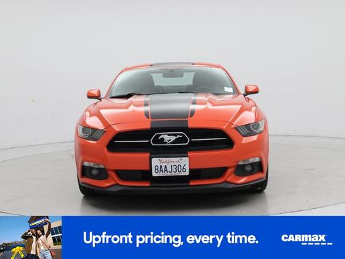 Orange 2015 Ford Mustang Ecoboost Premium