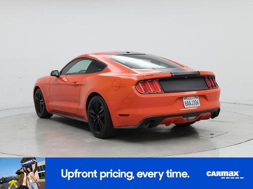 Orange 2015 Ford Mustang Ecoboost Premium