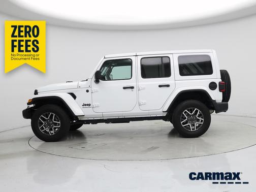 White 2025 Jeep Wrangler Sahara