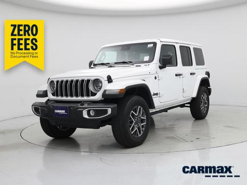 White 2025 Jeep Wrangler Sahara