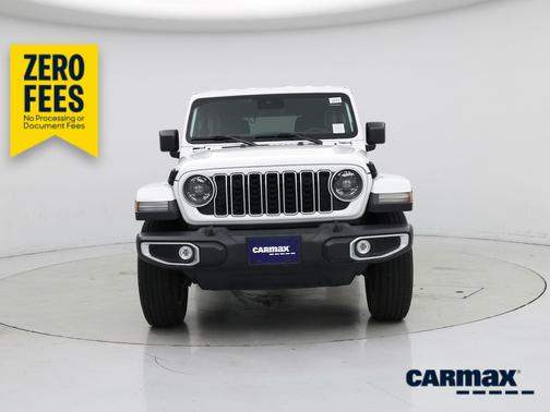 White 2025 Jeep Wrangler Sahara