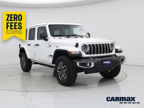 White 2025 Jeep Wrangler Sahara