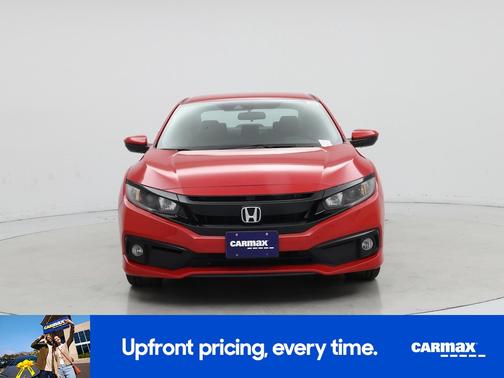 Red 2019 Honda Civic Sport