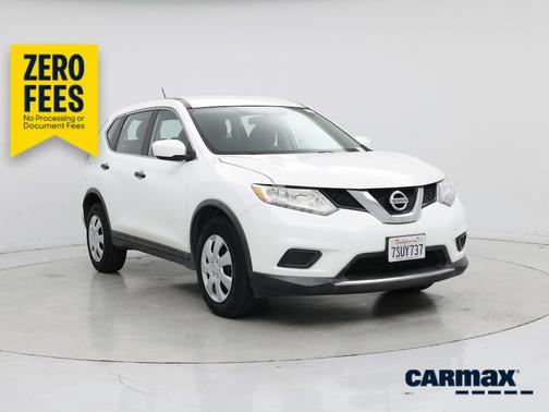 White 2016 Nissan Rogue S