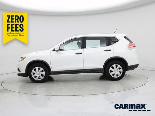 White 2016 Nissan Rogue S