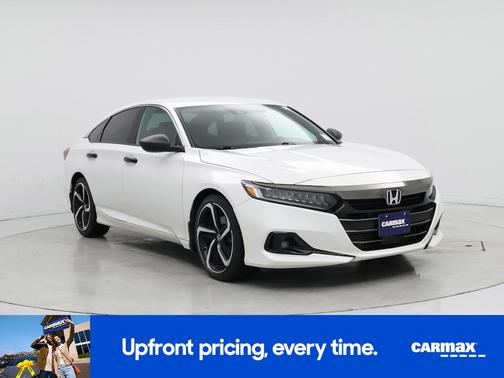 White 2021 Honda Accord Sport