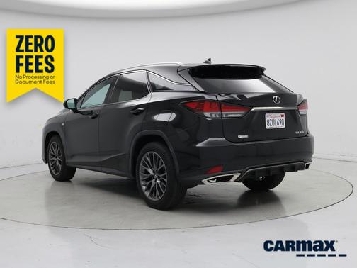 Black 2022 Lexus RX 350 F-SPORT Handling