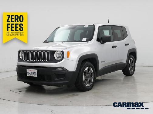 Silver 2016 Jeep Renegade Sport