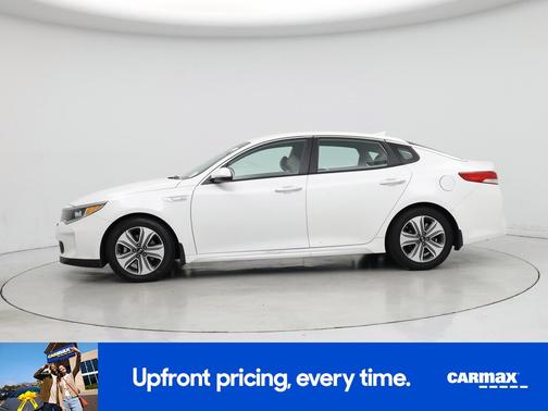 White 2017 Kia Optima Hybrid EX