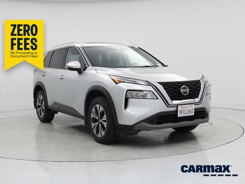 Silver 2021 Nissan Rogue SV