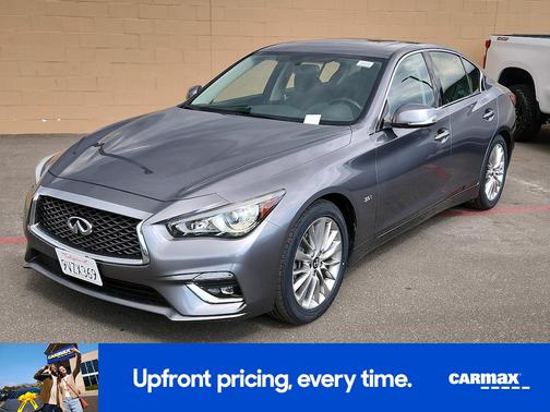 Gray 2019 INFINITI Q50 Luxe