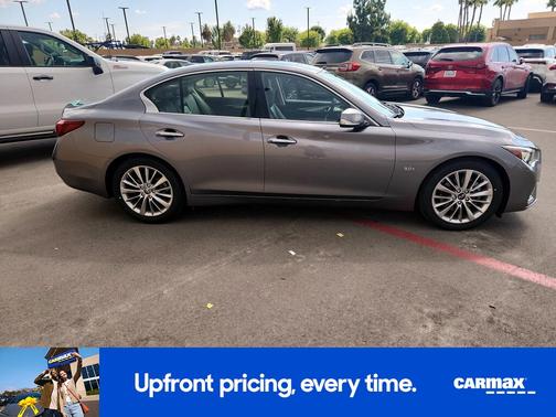 Gray 2019 INFINITI Q50 Luxe