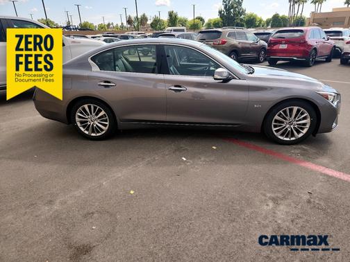 Gray 2019 INFINITI Q50 Luxe