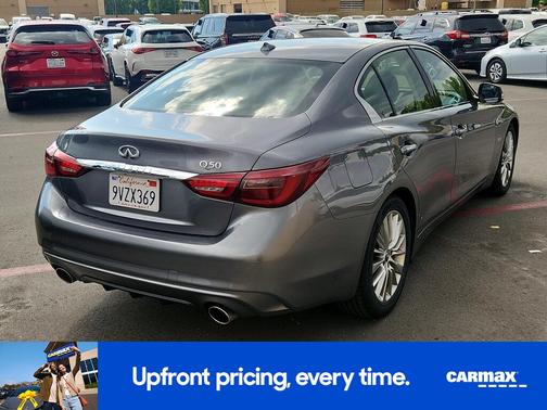 Gray 2019 INFINITI Q50 Luxe