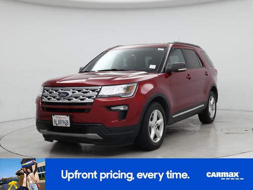 Red 2019 Ford Explorer XLT