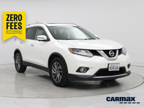 White 2016 Nissan Rogue SL