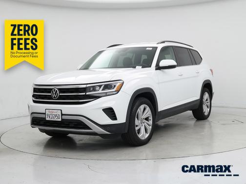 White 2022 Volkswagen Atlas SE w/Tech