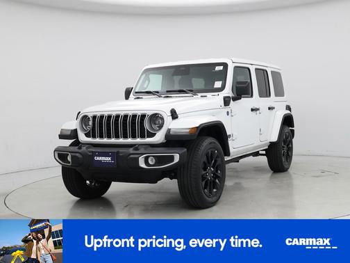 White 2025 Jeep Wrangler 4xe Sahara