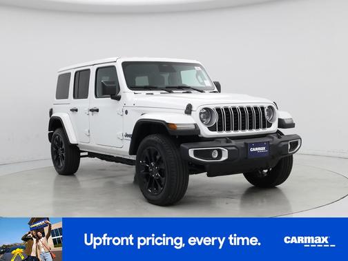 White 2025 Jeep Wrangler 4xe Sahara
