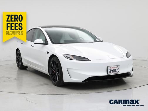 White 2024 Tesla Model 3 Performance