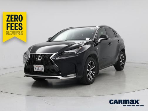 Black 2015 Lexus NX 200t F-Sport