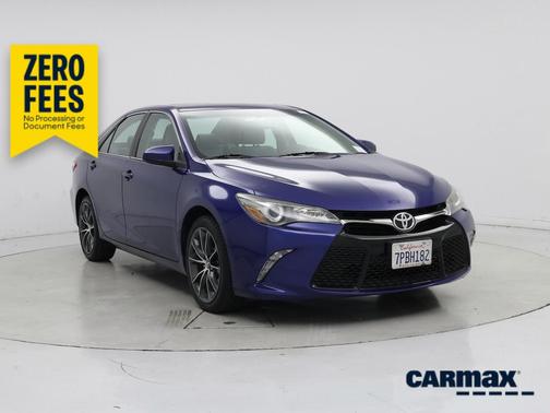 Blue 2015 Toyota Camry XSE