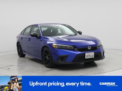 Blue 2022 Honda Civic Sport
