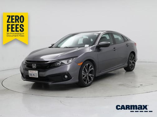 Gray 2021 Honda Civic Sport