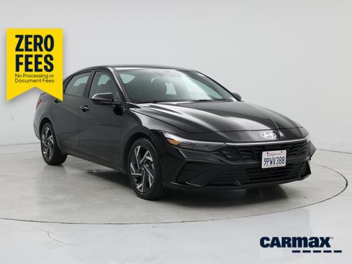 Black 2025 Hyundai ELANTRA SEL Sport