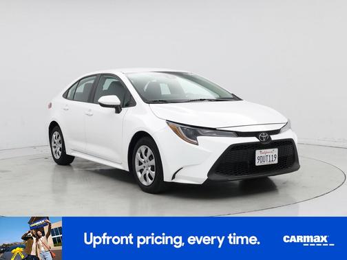 White 2022 Toyota Corolla LE