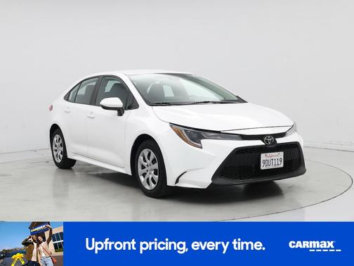 White 2022 Toyota Corolla LE
