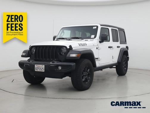 White 2021 Jeep Wrangler Unlimited Willys