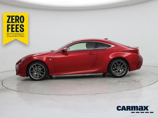 Red 2018 Lexus RC 350 F-Sport