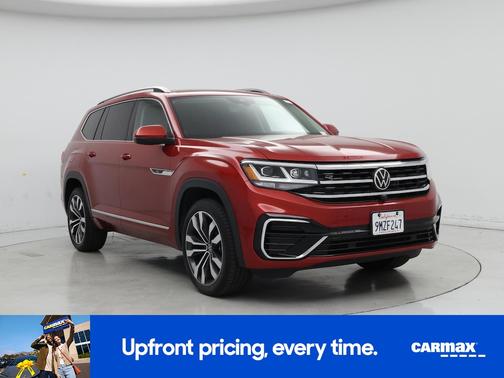 Red 2022 Volkswagen Atlas SEL Premium R-Line
