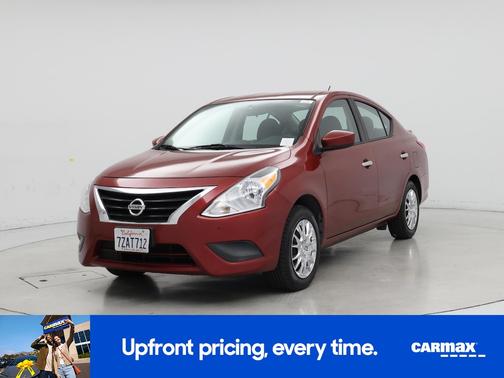 Red 2017 Nissan Versa SV