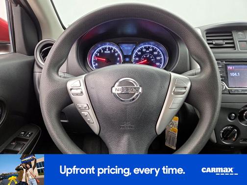 Red 2017 Nissan Versa SV