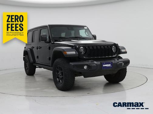 Black 2024 Jeep Wrangler Willy's