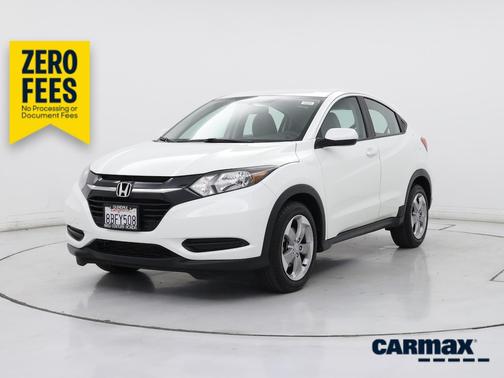 White 2018 Honda HR-V LX