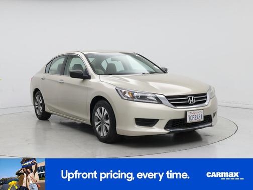 Tan 2014 Honda Accord LX