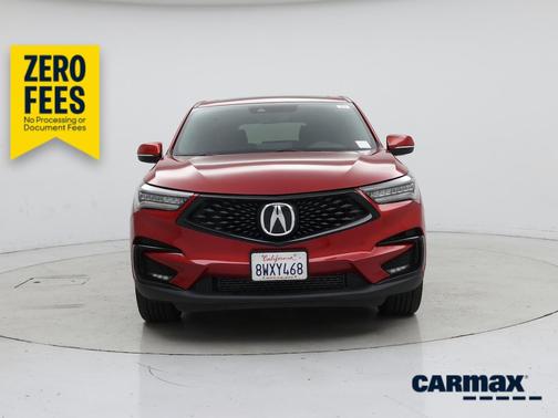 Red 2021 Acura RDX A-Spec
