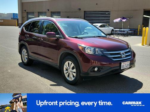 Burgundy 2014 Honda CR-V EX-L