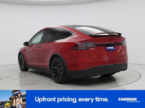 Red 2023 Tesla Model X Plaid