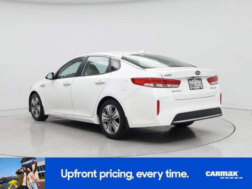 White 2017 Kia Optima Hybrid EX