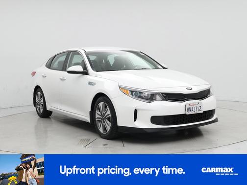 White 2017 Kia Optima Hybrid EX
