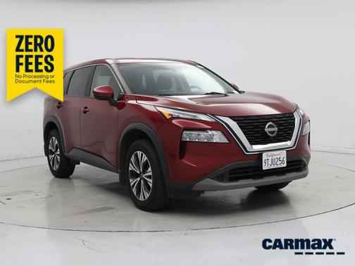 Red 2022 Nissan Rogue SV