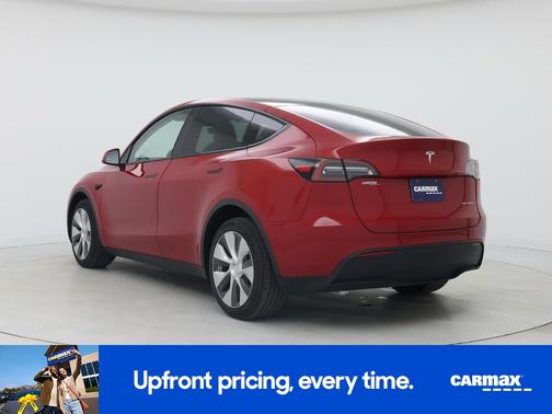 Red 2022 Tesla Model Y Long Range