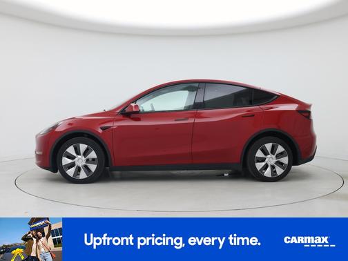 Red 2022 Tesla Model Y Long Range