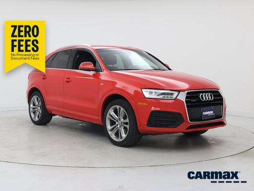 Red 2018 Audi Q3 Premium Plus