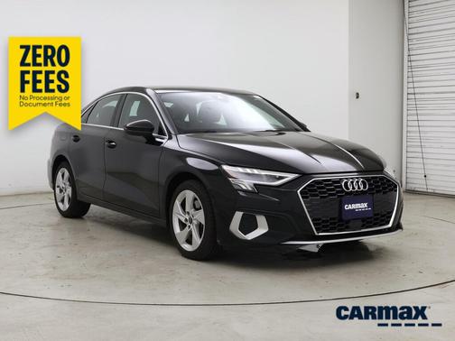 Black 2023 Audi A3 Premium