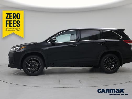 Black 2019 Toyota Highlander Hybrid Limited